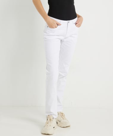 slim fit broek stretch twill uni