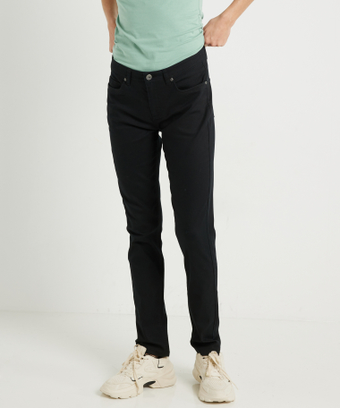 slim fit broek stretch twill uni