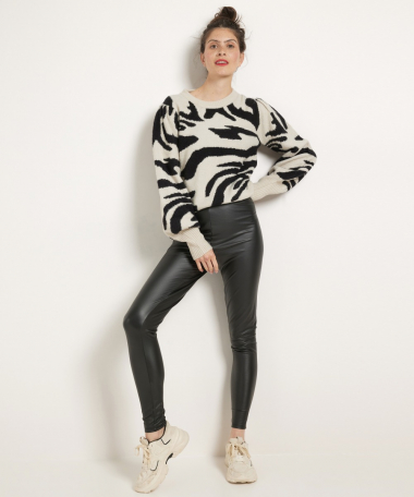 lederlook legging