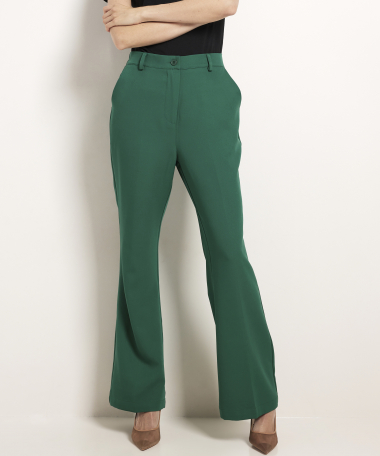 uni wide fit broek elastische taille