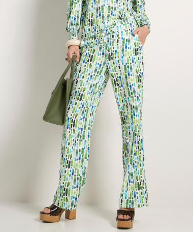 wide fit broek all-over print