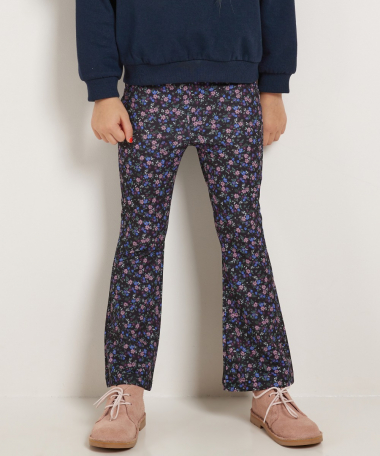 flared fit bloemetjes broek