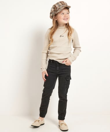 stretch twill cargo broek