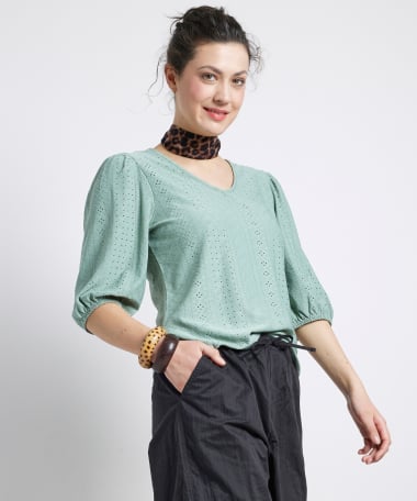 jacquard top pofmouw