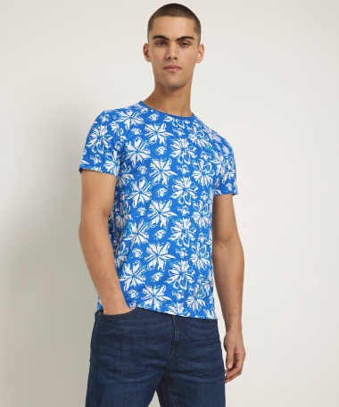 jersey t-shirt bloemenprint