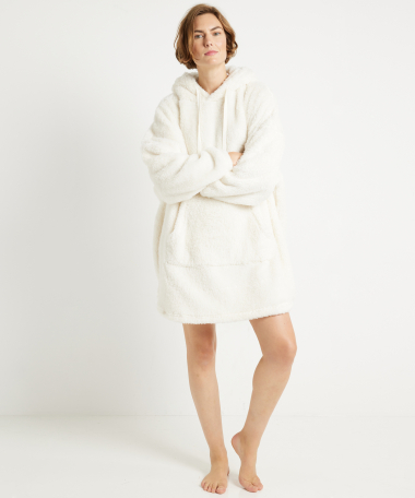 fleece huggle hoodie