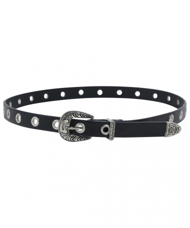 eyelets riem met western gesp