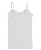 naadloze singlet met kant