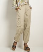 wide fit cargo broek