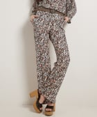 wide fit bloemen broek