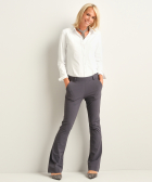 flared fit broek travelstof