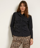 uni comfort blouse met plooien